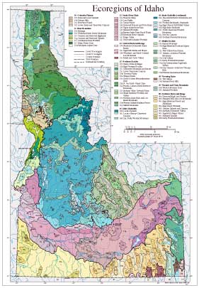 Level III and IV Ecoregions of Idaho