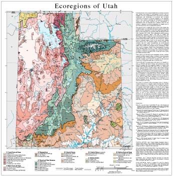 Level III and IV Ecoregions of Utah